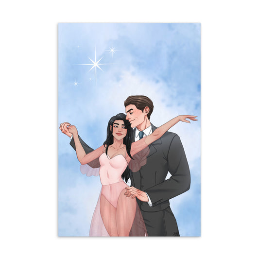 Art print: Isabel and Alec from The Perfect Mistake