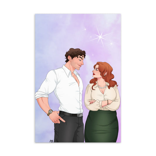 Art print: Connie and Gabriel from Best Enemies Forever