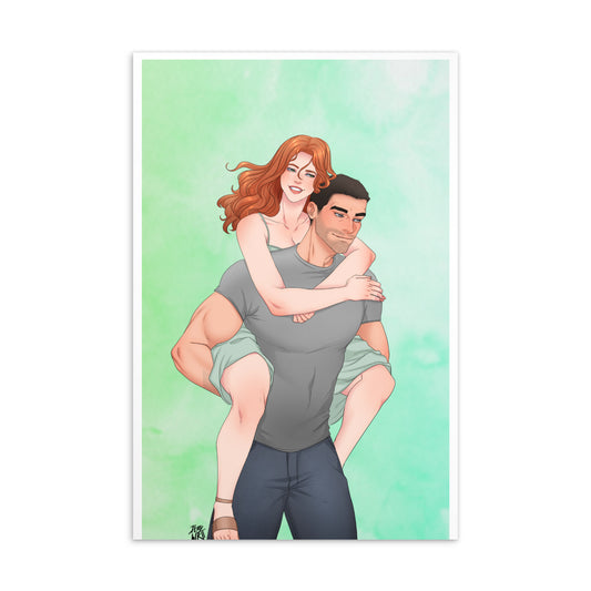 Art Print: Hayden and Lily from Dark Eyed Devil