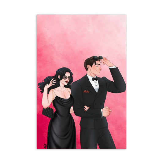 Art Print: Faye and Henry from Ice Cold Boss